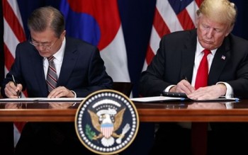 Mỹ và Hàn Quốc ký kết thỏa thuận tự do thương mại song phương mới