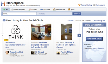 Facebook trình làng tính năng "Chợ trực tuyến-Marketplace" mới