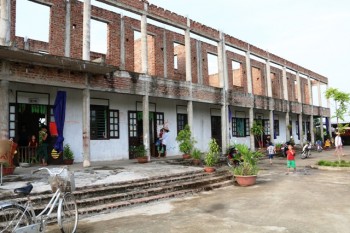Ninh Bình: Trường mầm non “vừa học vừa xây dựng”