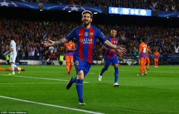 Barcelona 4-0 Man City: Cú hattrick của Messi