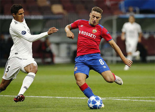 real madrid thua cska moskva tai champions league