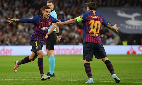 Coutinho lập kỷ lục mới cho Barca tại Champions League