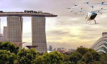 Thử nghiệm taxi bay cất hạ cánh thẳng đứng tại Singapore
