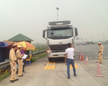 Chính thức kiểm soát tải trọng xe trên cao tốc Cầu Giẽ - Ninh Bình