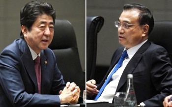 Thủ tướng Trung- Nhật thảo luận về vấn đề Triều Tiên