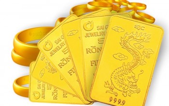Giá vàng SJC tăng nhẹ khi giá vàng thế giới đi ngang