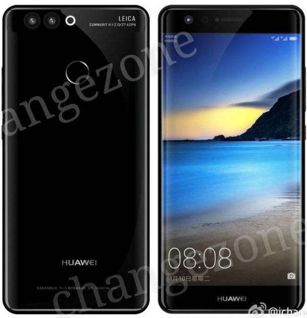 Huawei P10 trang bị màn hình cong, không dùng phím Home vật lý