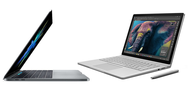 microsoft nguoi dung chuyen sang surface do that vong voi macbook pro