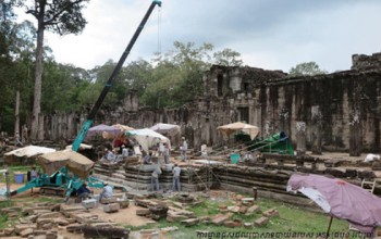 Campuchia đẩy mạnh trùng tu ngôi đền Angkor Wat