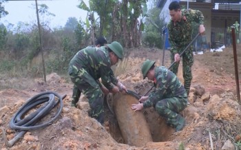 Thái Nguyên nỗ lực rà soát, xử lý bom mìn sau chiến tranh