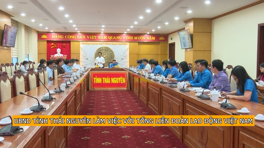 UBND Tỉnh Thái Nguyên làm việc với Tổng Liên đoàn lao động Việt Nam