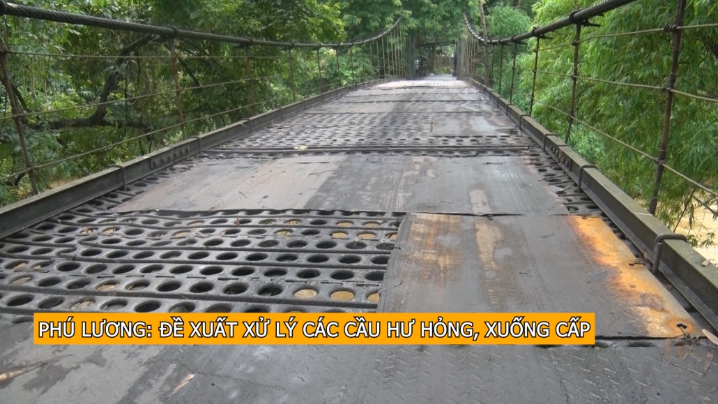 Phú Lương: Đề xuất xử lý các cầu hư hỏng, xuống cấp