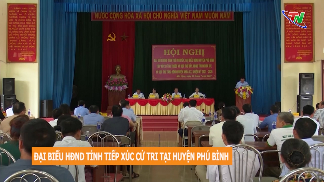 Đại biểu HĐND tỉnh tiếp xúc cử trị tại huyện Phú Bình