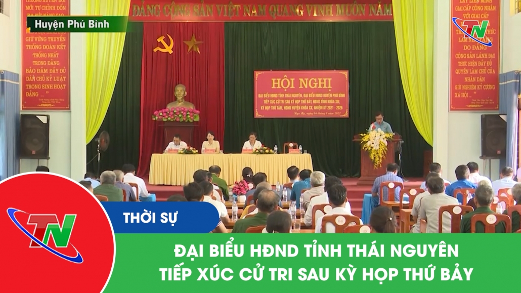 Đại biểu HĐND tỉnh Thái Nguyên tiếp xúc cử tri sau kỳ họp thứ bảy