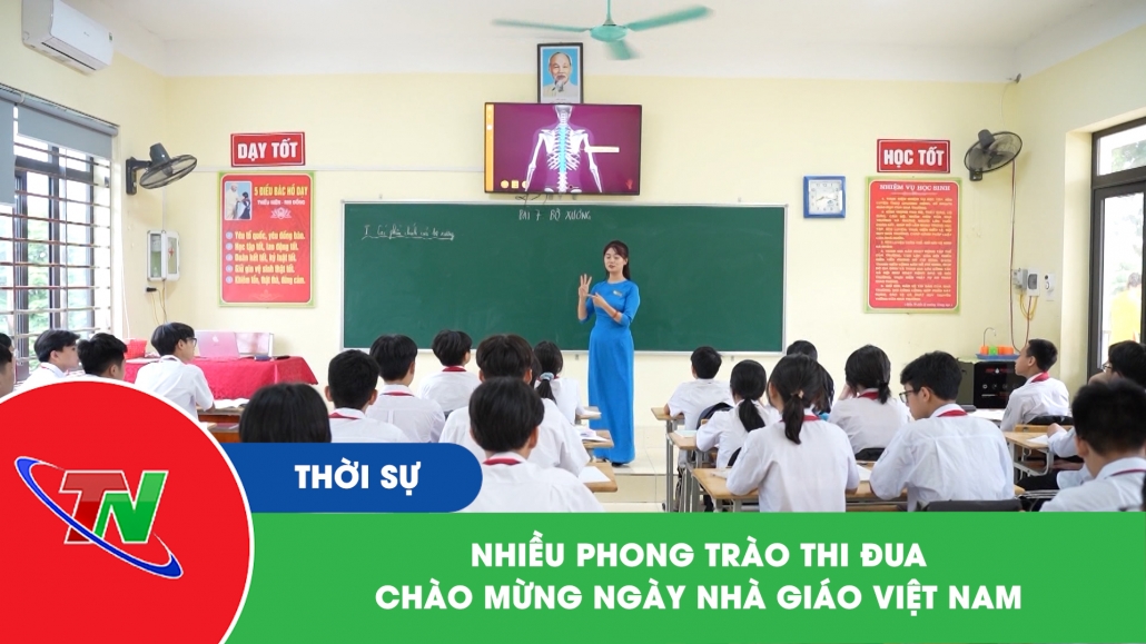 Nhiều phong trào thi đua chào mừng ngày Nhà giáo Việt Nam
