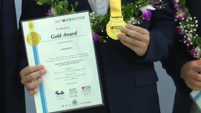 THAI NGUYEN STUDENTS WIN GOLD MEDALS IN WICO 2022