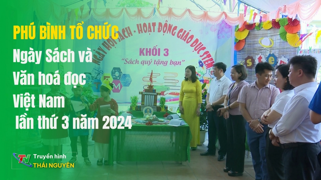 Phú Bình tổ chức ngày Sách và Văn hoá đọc Việt Nam lần thứ 3 năm 2024