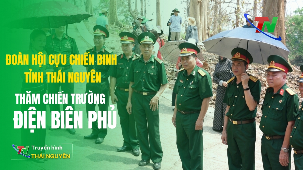 Đoàn Hội CCB tỉnh Thái Nguyên thăm chiến trường Điện Biên Phủ