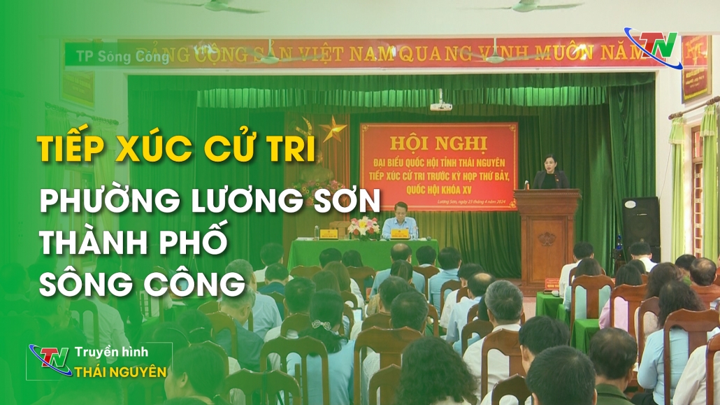 Đoàn ĐBQH tỉnh Thái Nguyên tiếp xúc cử tri phường Lương Sơn, thành phố Sông Công