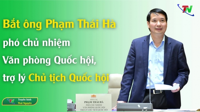 Bắt ông Phạm Thái Hà, Phó Chủ nhiệm Văn phòng Quốc hội, trợ lý Chủ tịch Quốc hội