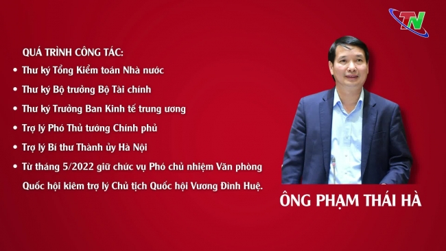 Ông Phạm Thái Hà - Phó Chủ nhiệm Văn phòng Quốc hội từng giữ các chức vụ nào
