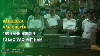Bắt giữ vụ vận chuyển 100 bánh heroin từ Lào vào Việt Nam