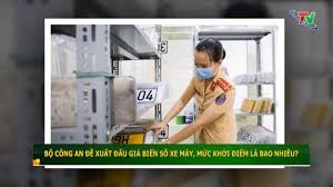 Bộ Công an đề xuất đấu giá biển số xe máy, mức khởi điểm là bao nhiêu?