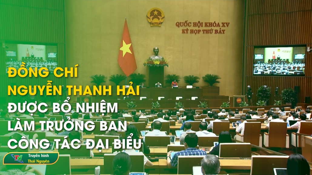 Đồng chí Nguyễn Thanh Hải được bổ nhiệm làm trưởng Ban Công tác đại biểu
