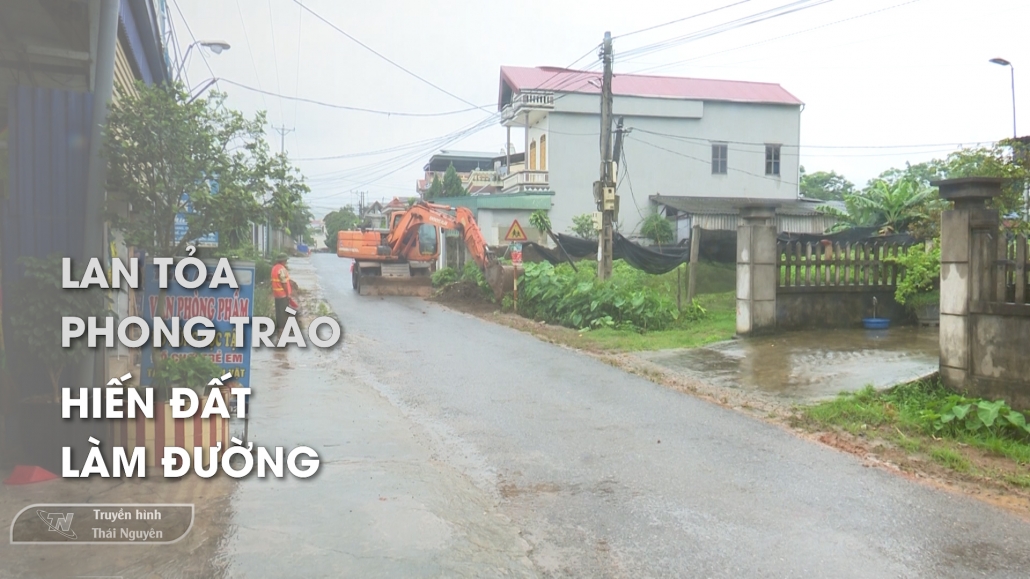 Lan tỏa phong trào hiến đất làm đường