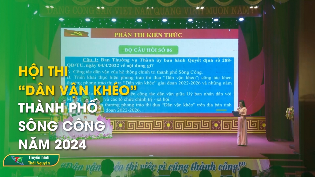 Hội thi “Dân vận khéo” thành phố Sông Công năm 2024