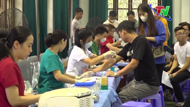 Song Cong City receives 200 units of blood donation