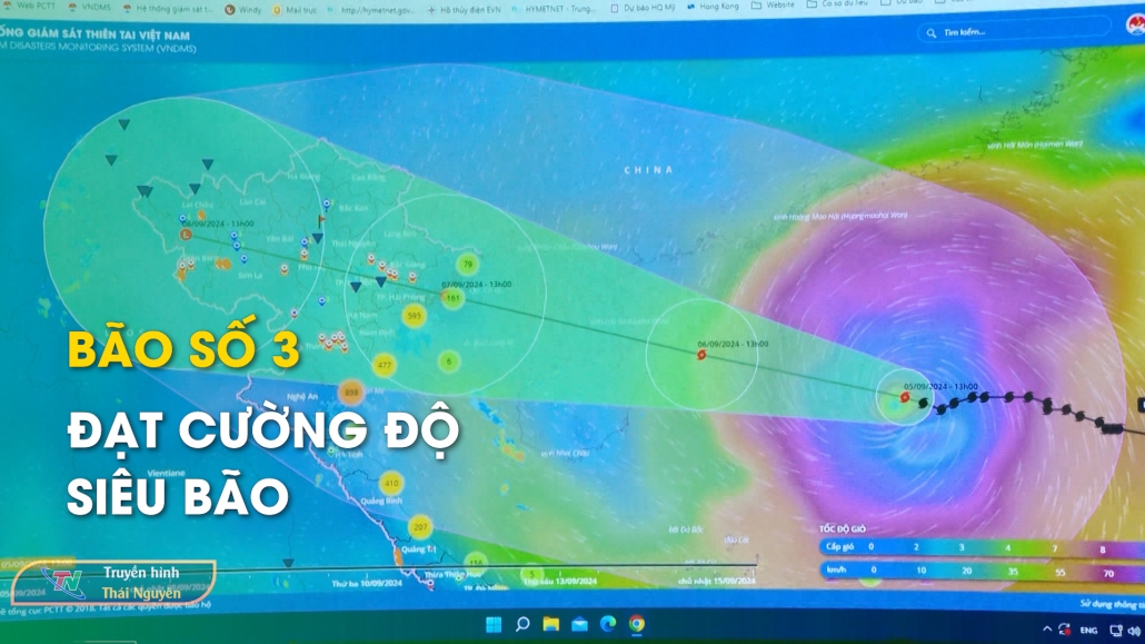 Bão số 3 đạt cường độ siêu bão – Bản tin Trong nước quốc tế 6/9/2024