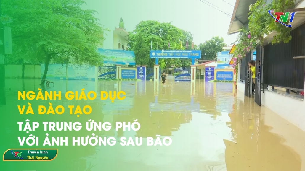 Ngành giáo dục và đào tạo tập trung ứng phó với ảnh hưởng sau bão