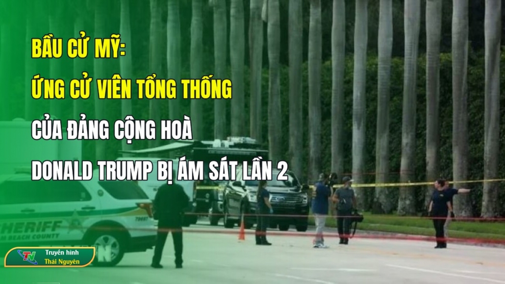 Bầu cử Mỹ: Ứng cử viên tổng thống của đảng Cộng hoà Donald Trump bị ám sát lần 2