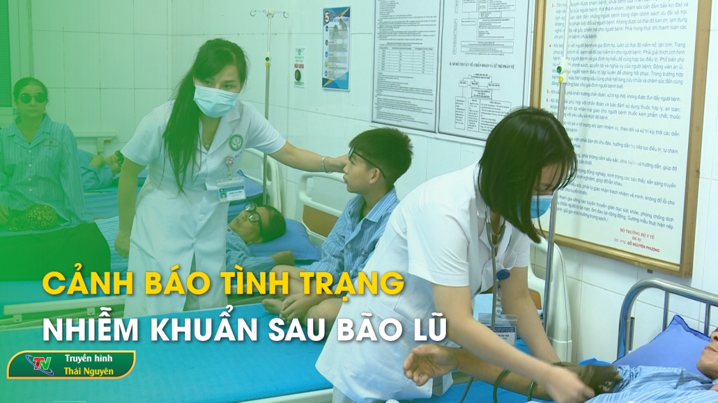 Cảnh báo tình trạng nhiễm khuẩn sau bão lũ