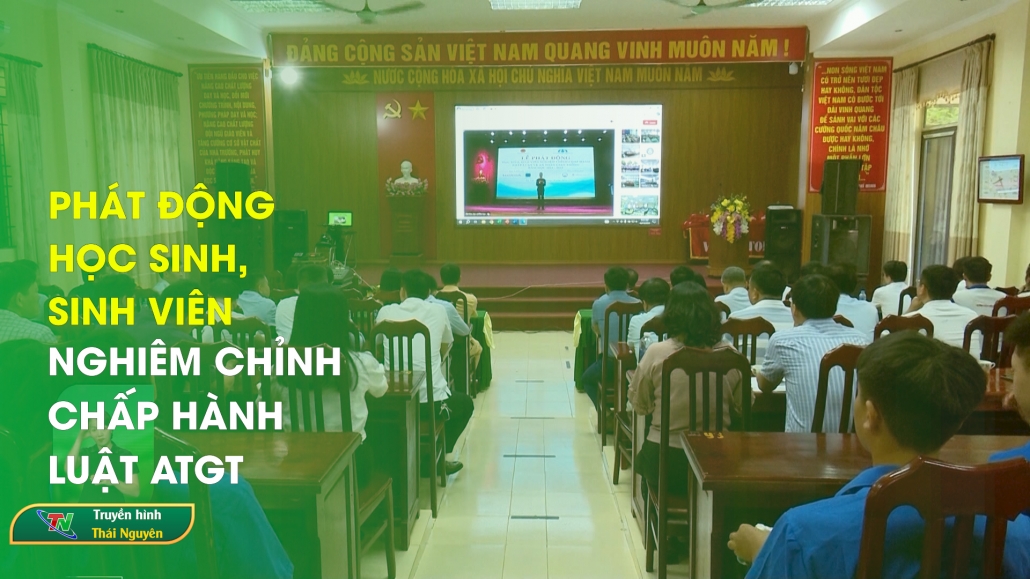 Phát động học sinh, sinh viên nghiêm chỉnh chấp hành luật ATGT