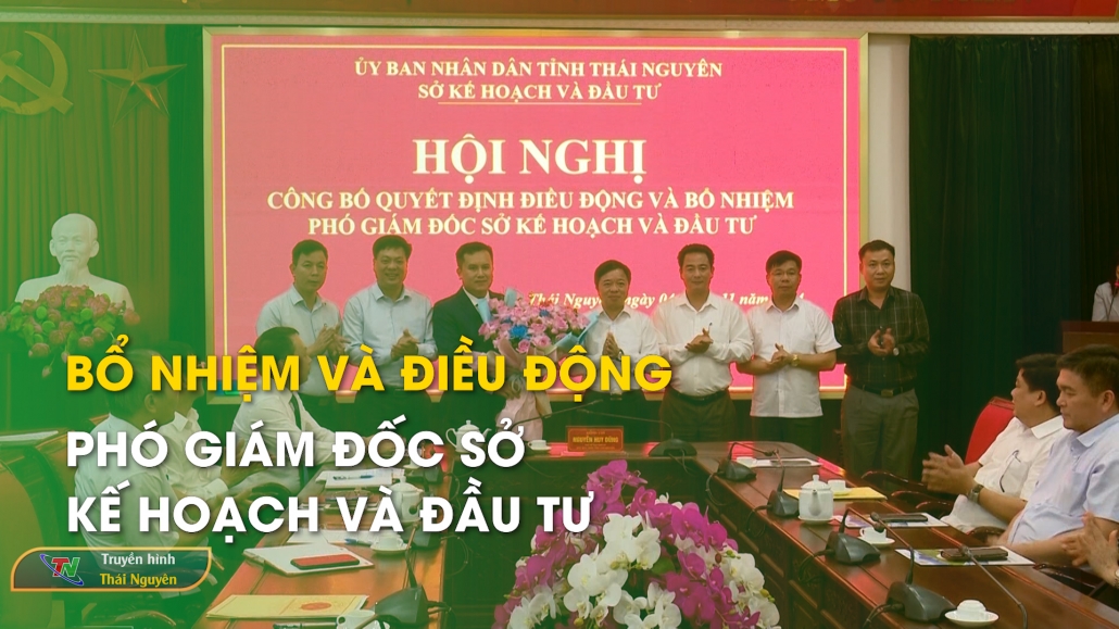 Công bố Quyết định điều động và bổ nhiệm Phó Gíam đốc Sở Kế hoạch & đầu tư