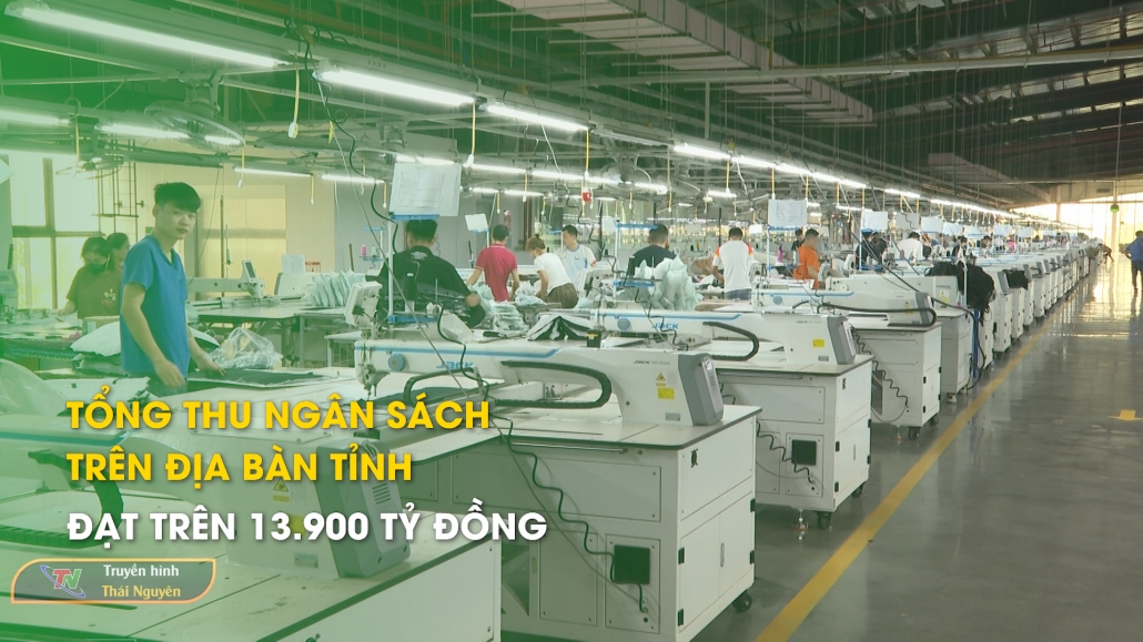 Tổng thu ngân sách trên địa bàn tỉnh đạt trên 13.900 tỷ đồng