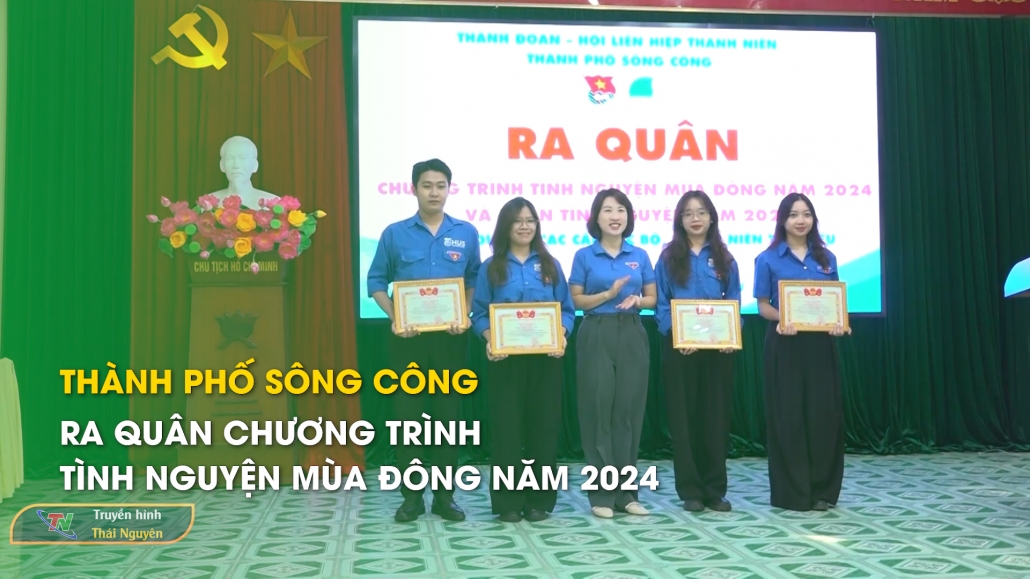 Thành phố Sông Công: Ra quân chương trình tình nguyện mùa đông năm 2024