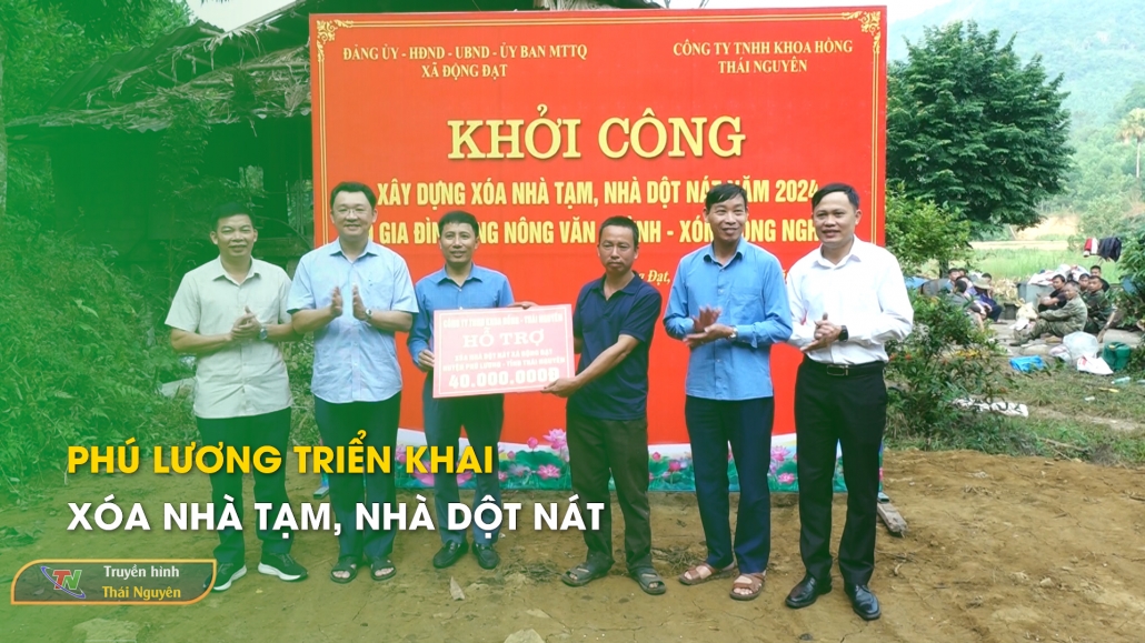 Phú Lương triển khai xóa nhà tạm, nhà dột nát