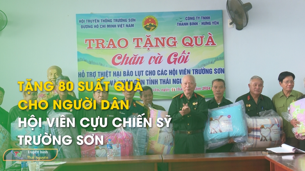 Tặng 80 suất quà cho người dân, hội viên cựu chiến sỹ Trường Sơn