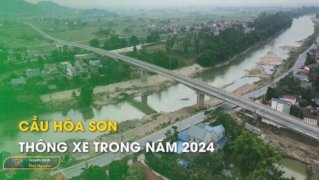 Cầu Hòa Sơn: Thông xe trong năm 2024