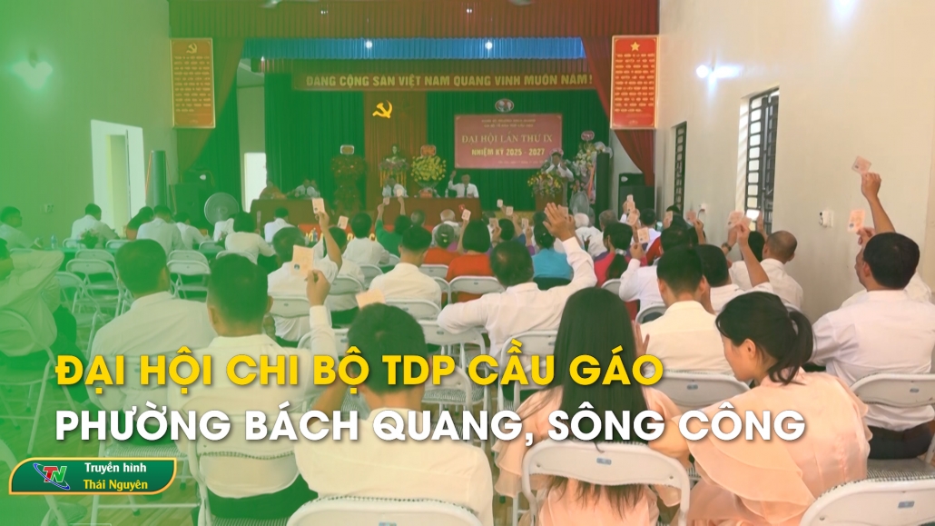 Đại hội chi bộ TDP Cầu Gáo, phường Bách Quang, Sông Công