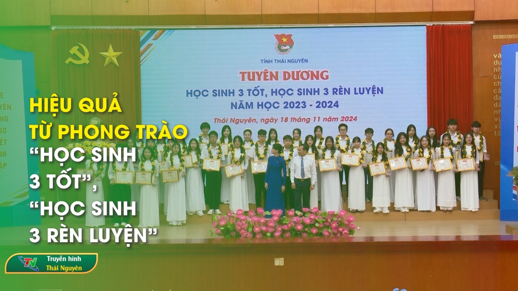 Hiệu quả từ phong trào “Học sinh 3 tốt”, “Học sinh 3 rèn luyện”