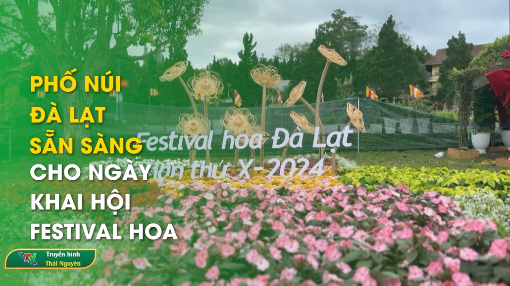 Phố núi Đà Lạt sẵn sàng cho ngày khai hội Festival hoa | Bản tin Trong nước quốc tế ngày 5/12/2024