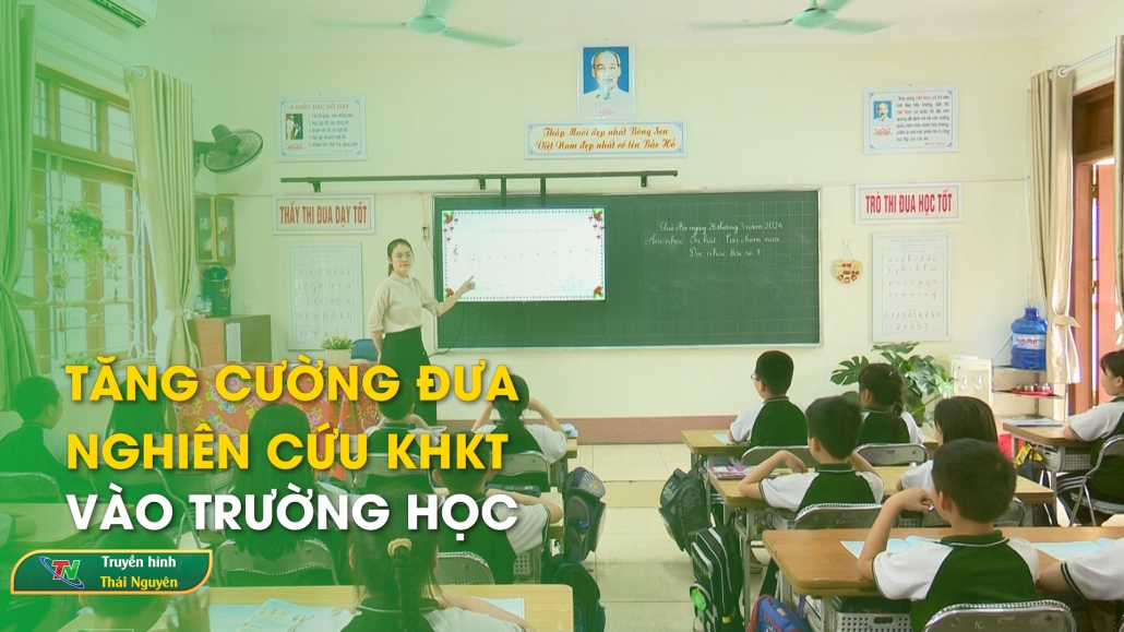 Tăng cường đưa nghiên cứu KHKT vào trường học