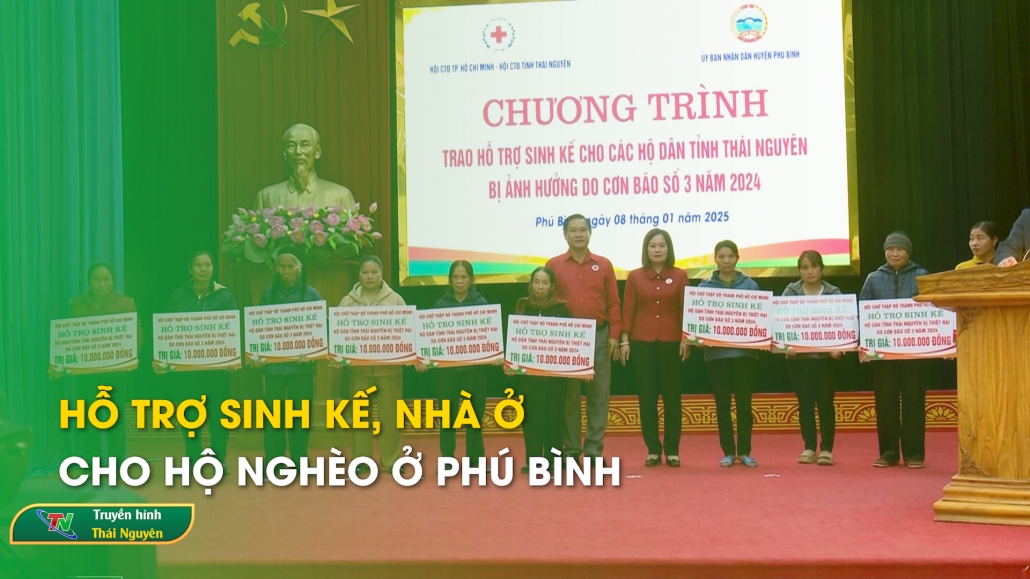 Hỗ trợ sinh kế, nhà ở cho hộ nghèo ở Phú Bình