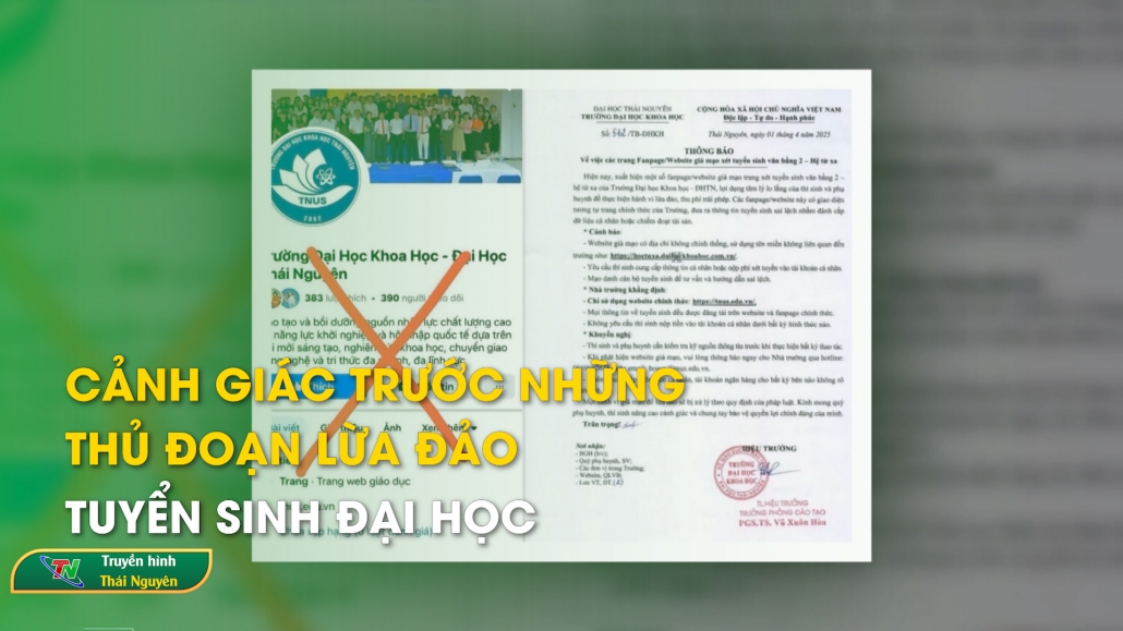 Cảnh giác trước những thủ đoạn lừa đảo tuyển sinh đại học