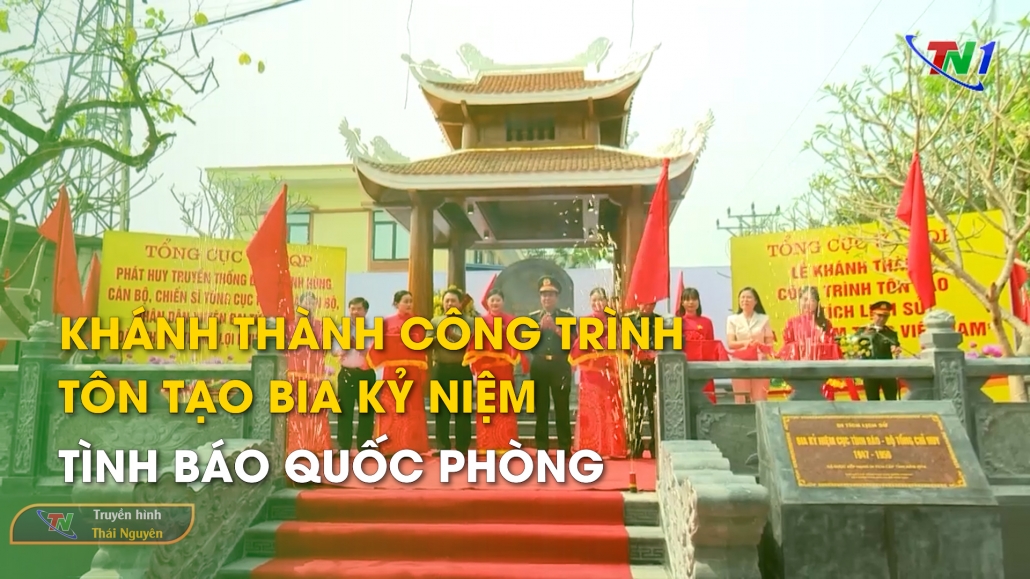 Khánh thành công trình tôn tạo bia kỷ niệm Tình báo Quốc phòng