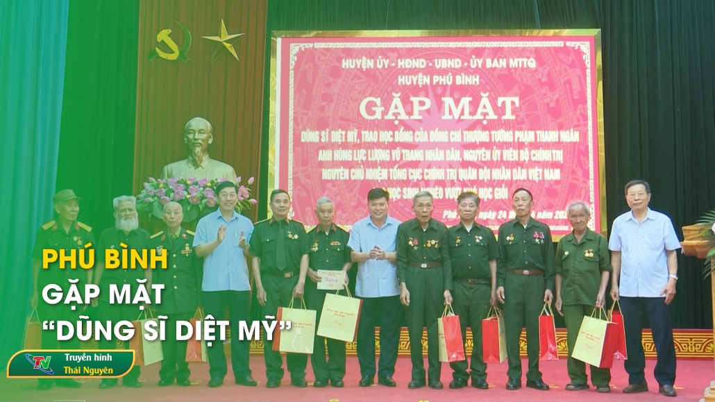 Phú Bình: Gặp mặt “Dũng sĩ diệt Mỹ”